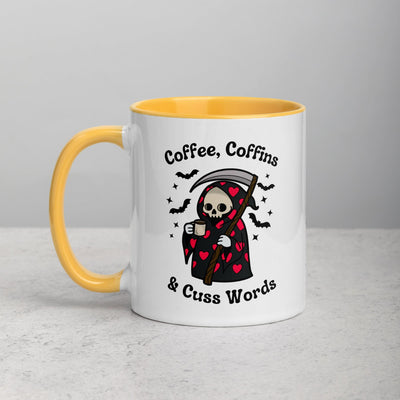 Coffee, Coffins, & Cuss Words Mug