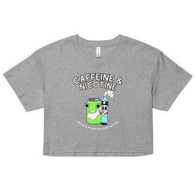 Caffeine & Nicotine Crop Top