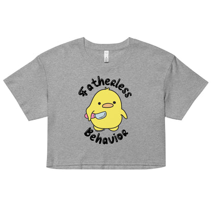 Fatherless Behavior Crop Top