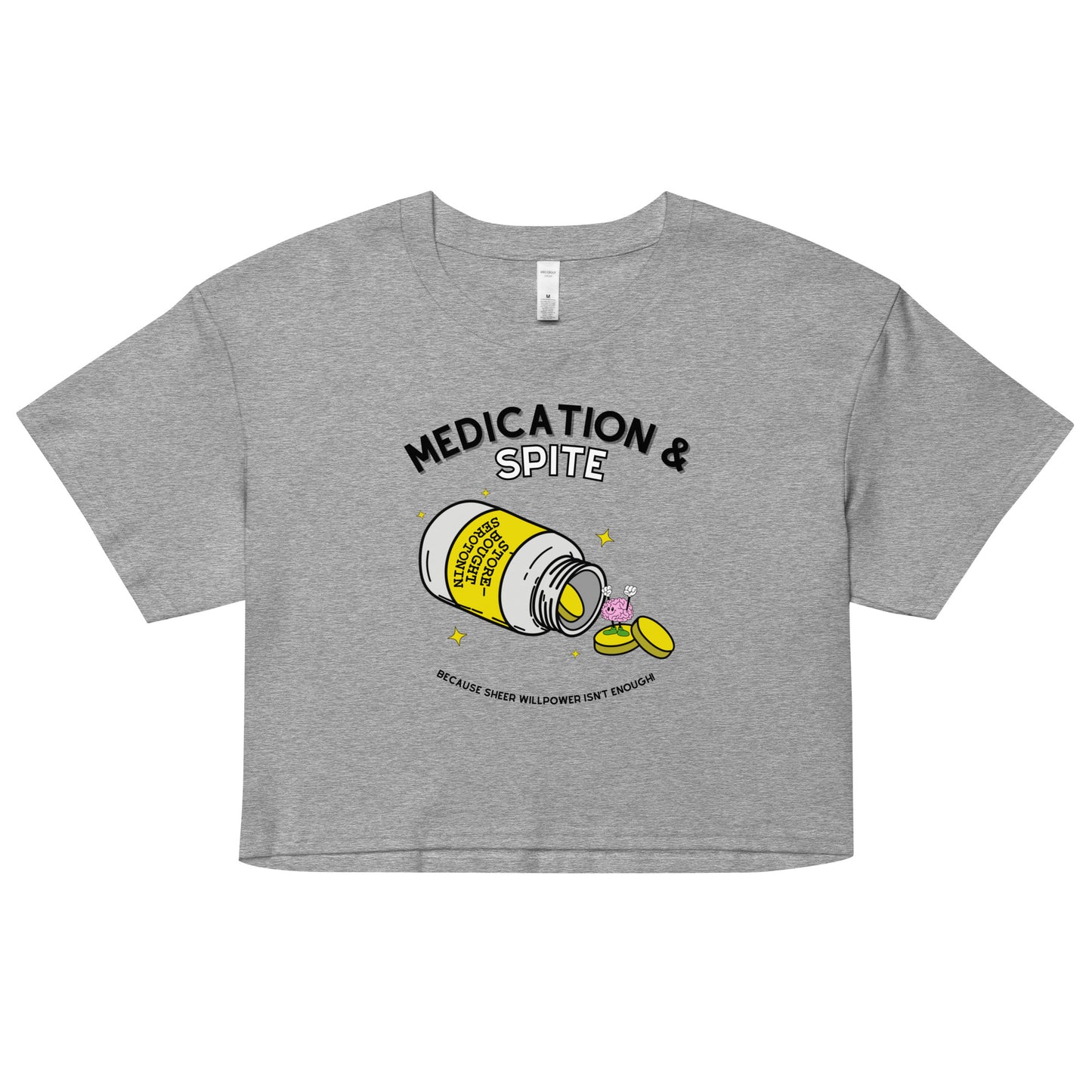 Medication & Spite Crop Top