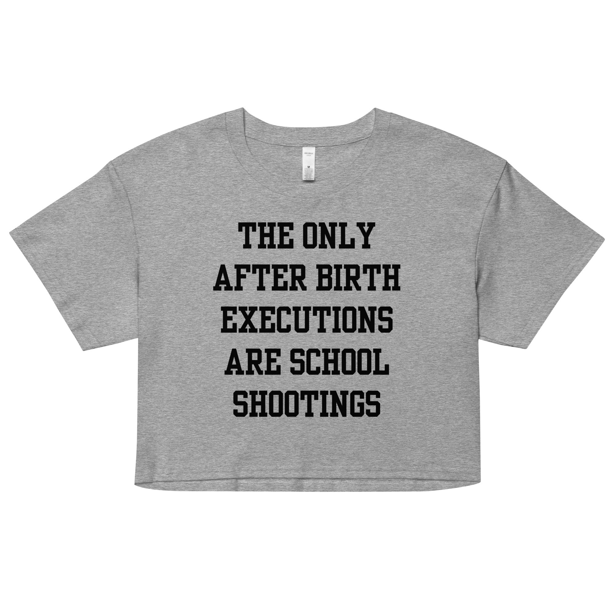 After Birth Executions Crop Top