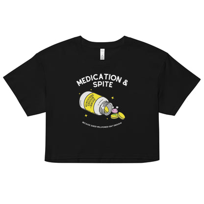 Medication & Spite Crop Top