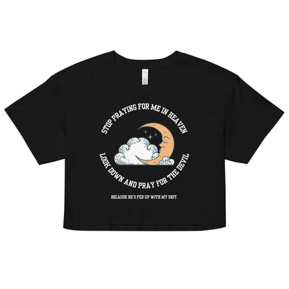 Pray for the Devil Crop Top