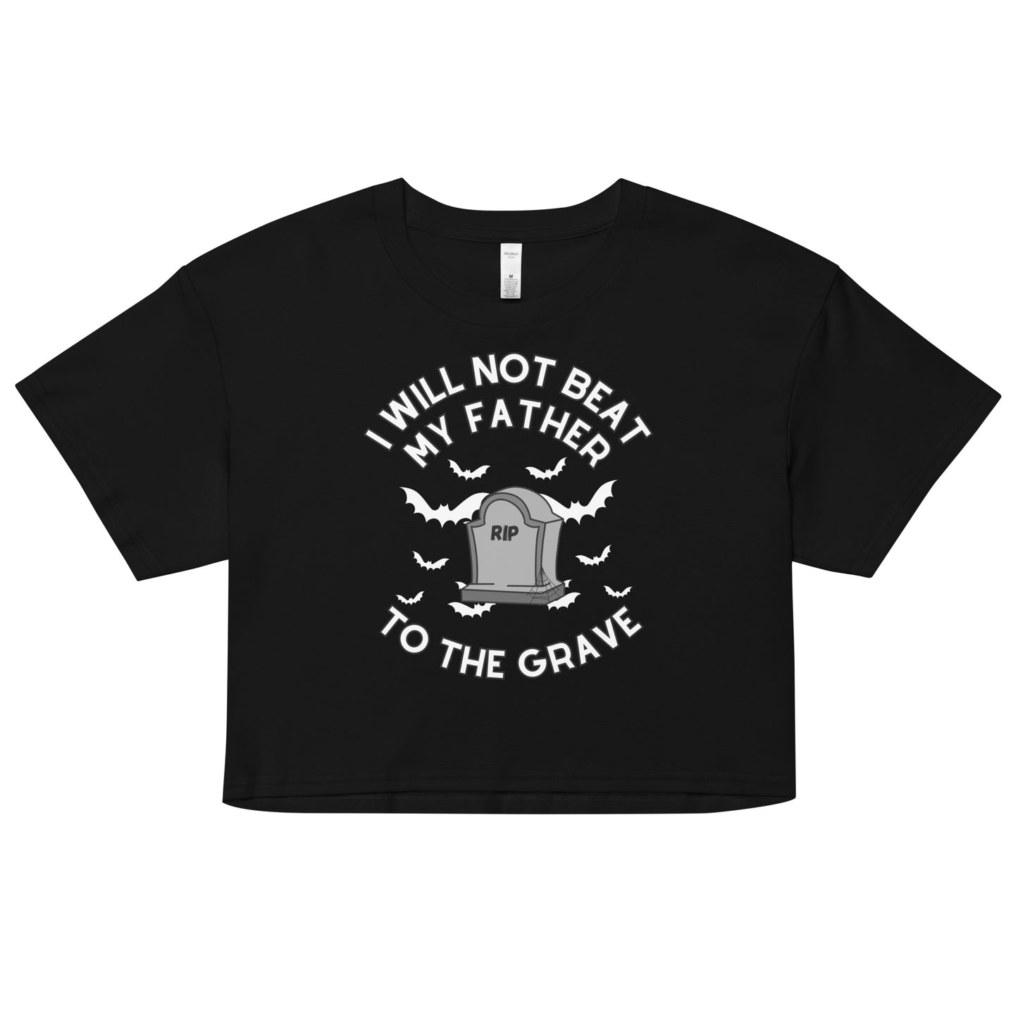 To the Grave Father Crop Top