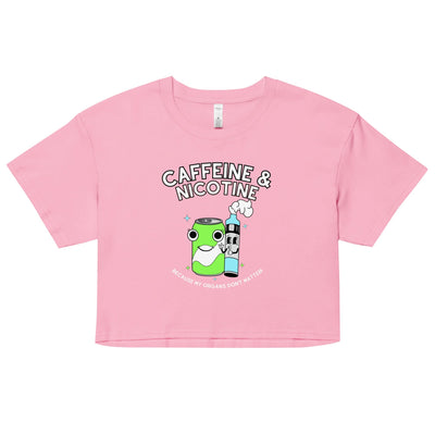 Caffeine & Nicotine Crop Top