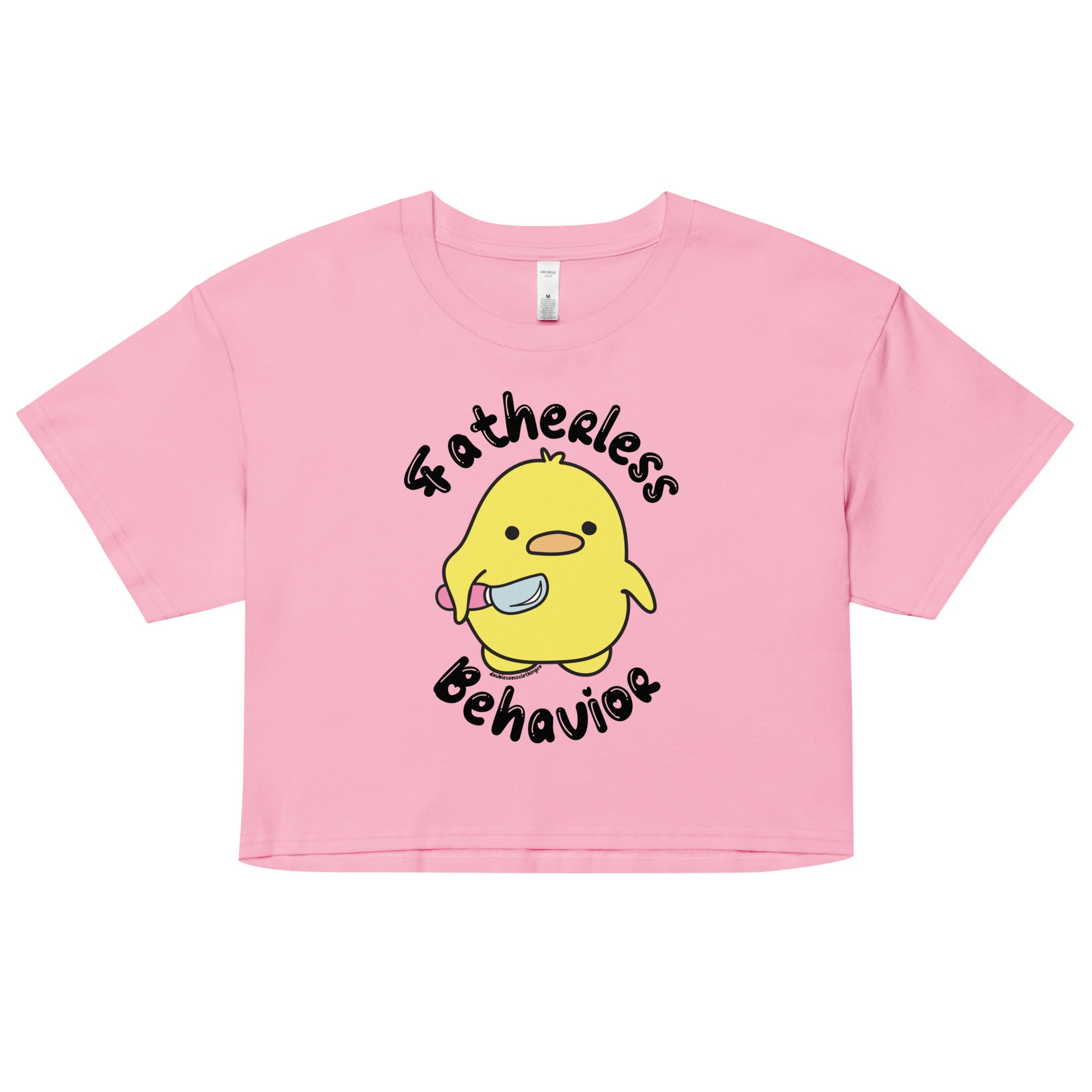 Fatherless Behavior Crop Top