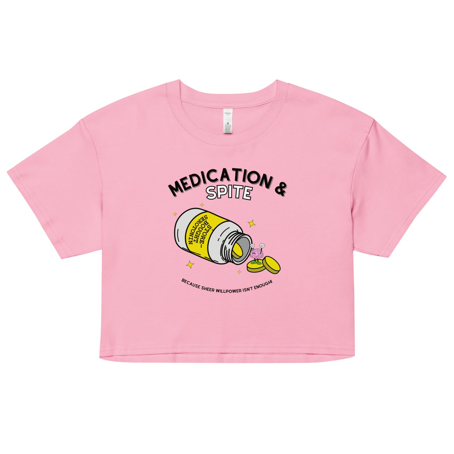 Medication & Spite Crop Top