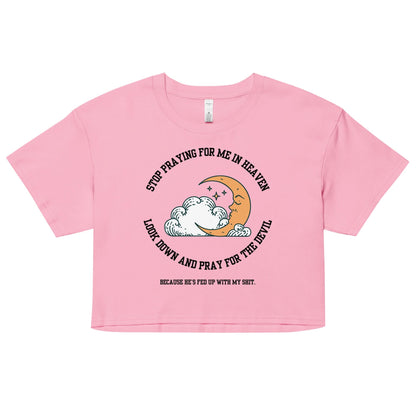 Pray for the Devil Crop Top
