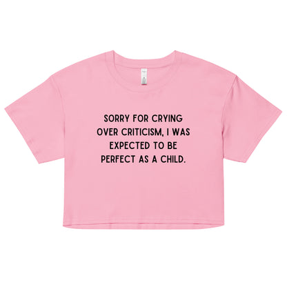 Criticism Crop Top