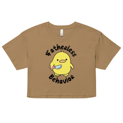 Fatherless Behavior Crop Top