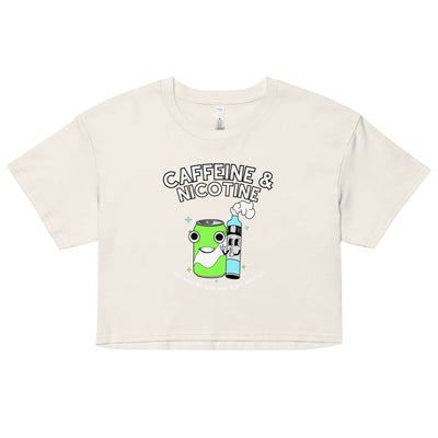 Caffeine & Nicotine Crop Top