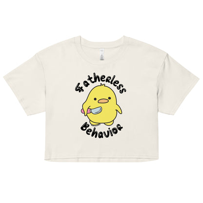 Fatherless Behavior Crop Top