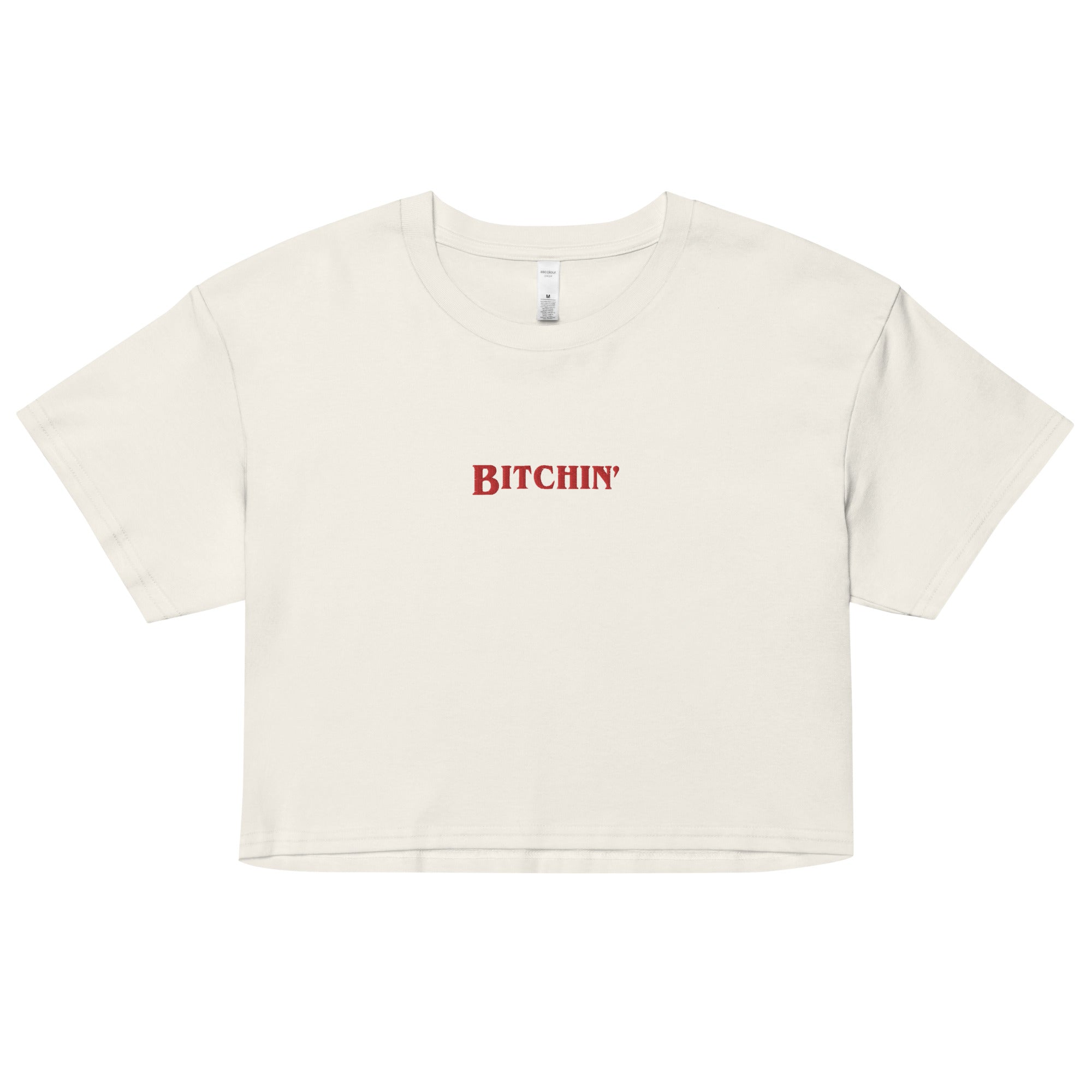 Bitchin' Embroidered Crop Top