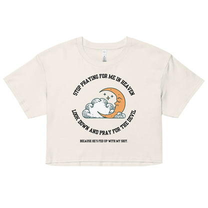 Pray for the Devil Crop Top