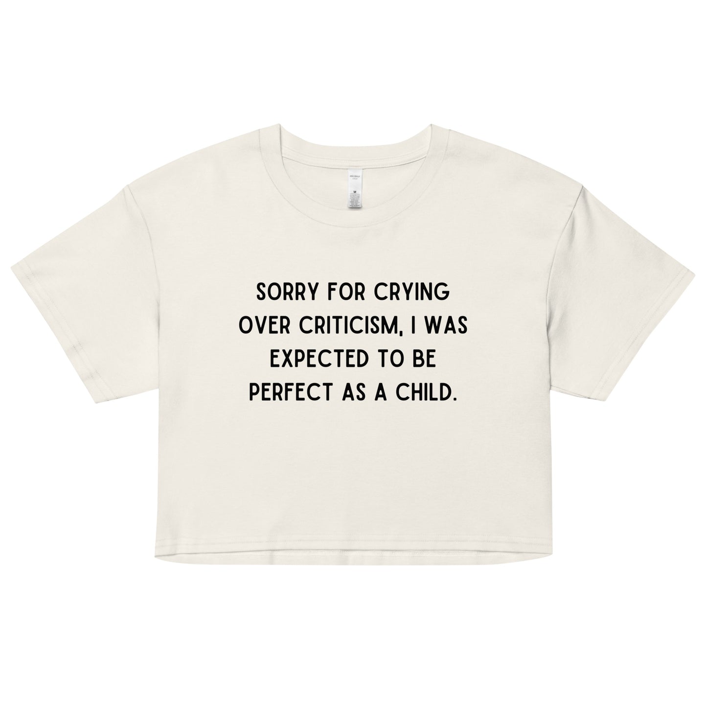 Criticism Crop Top