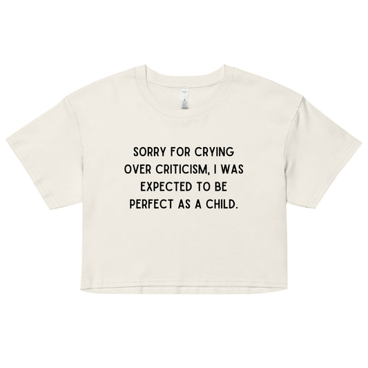 Criticism Crop Top