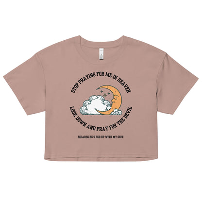 Pray for the Devil Crop Top