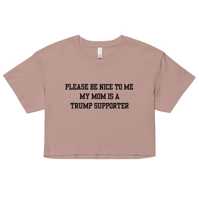Trump Supporter Mom Crop Top