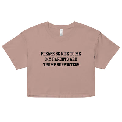 Trump Supporter Parents Crop Top