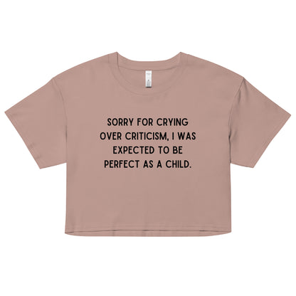 Criticism Crop Top