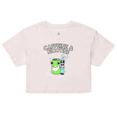 Caffeine & Nicotine Crop Top