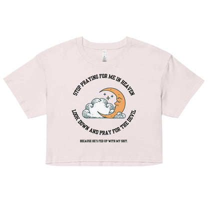 Pray for the Devil Crop Top