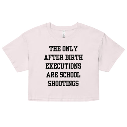 After Birth Executions Crop Top