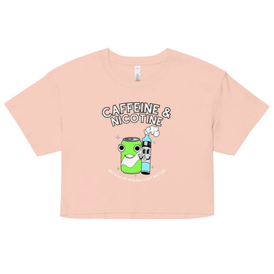 Caffeine & Nicotine Crop Top