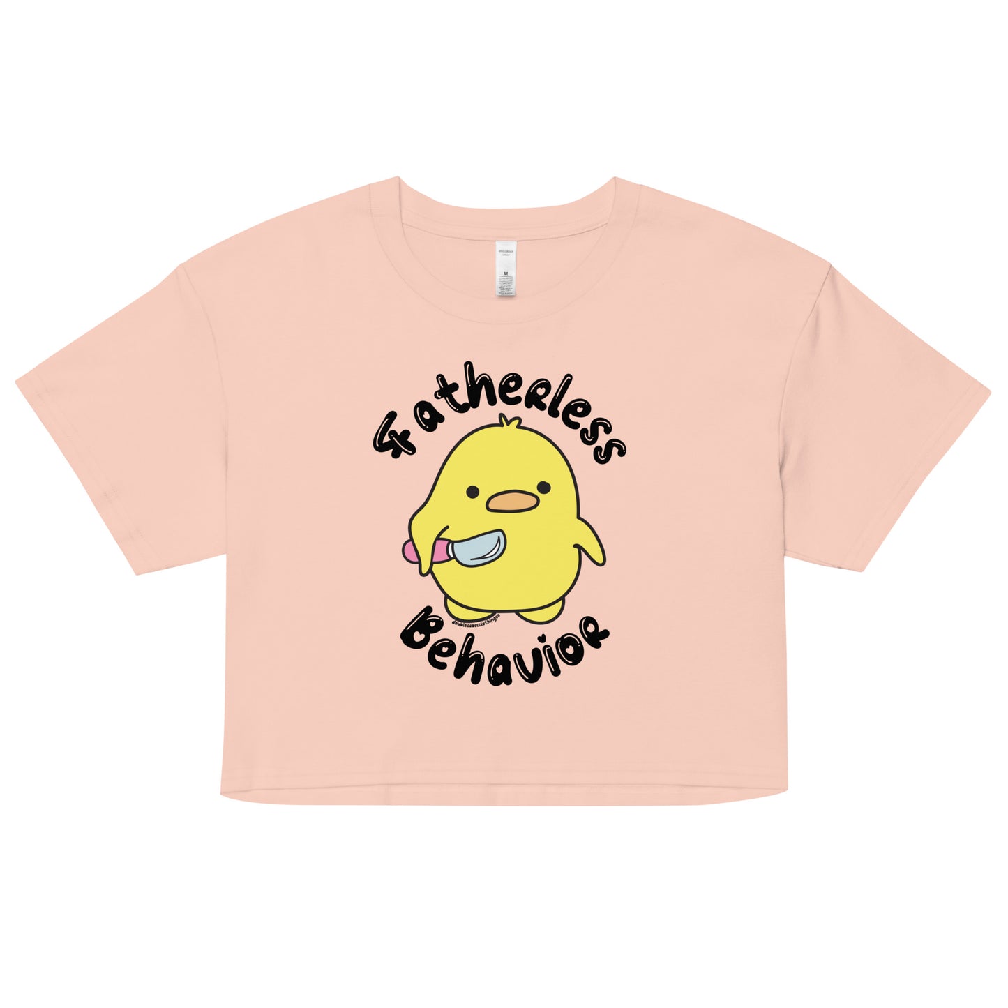 Fatherless Behavior Crop Top