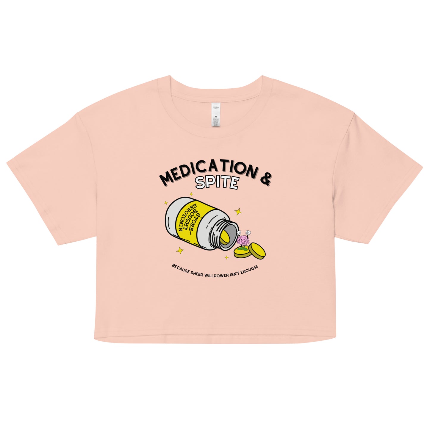 Medication & Spite Crop Top