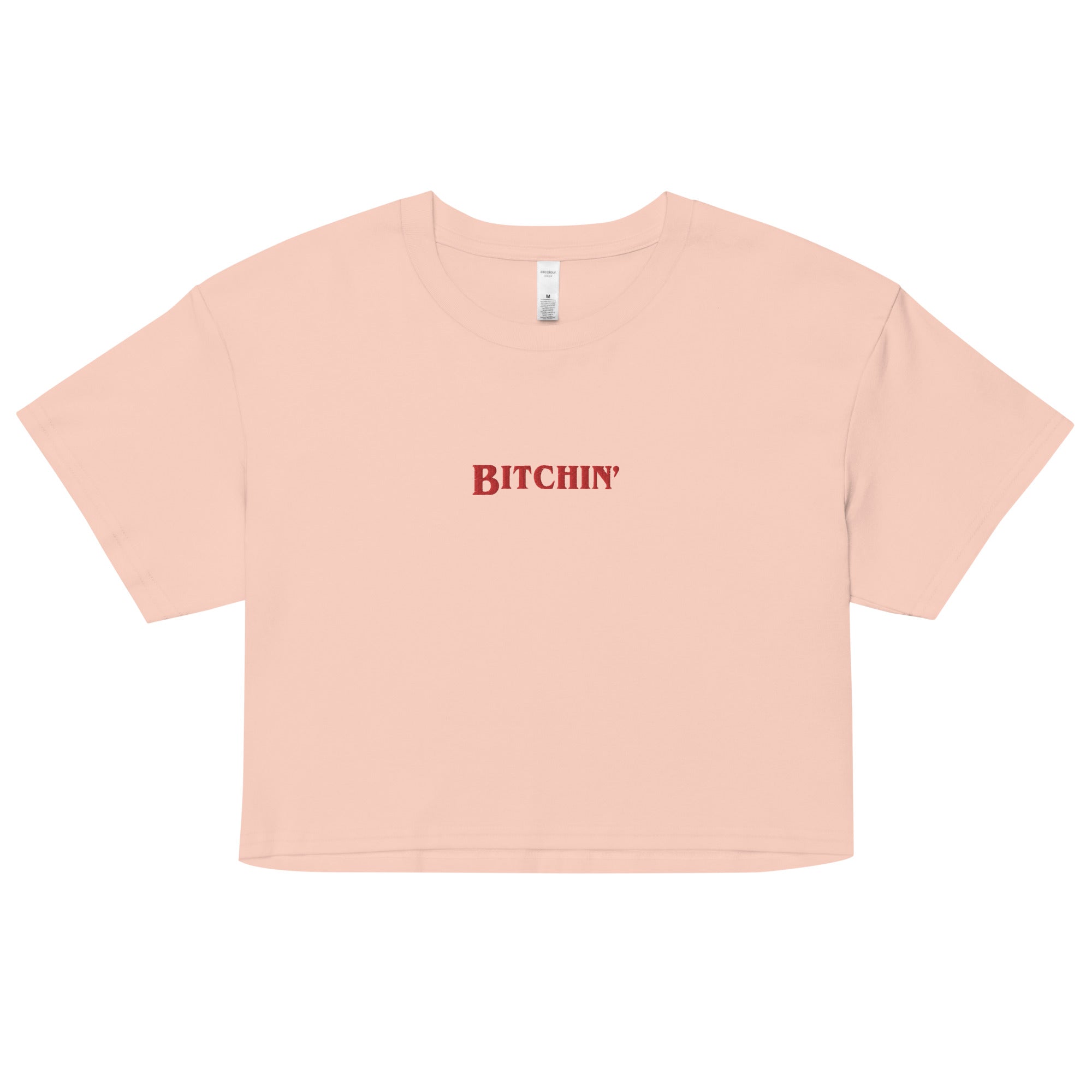 Bitchin' Embroidered Crop Top