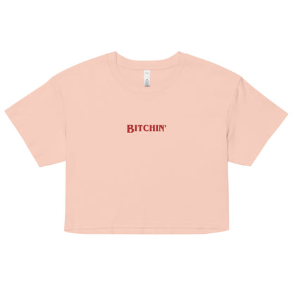 Bitchin' Embroidered Crop Top