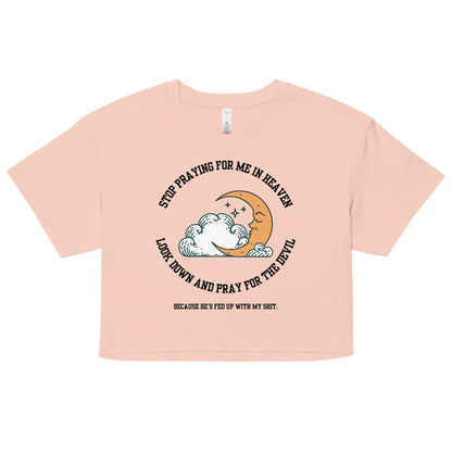 Pray for the Devil Crop Top