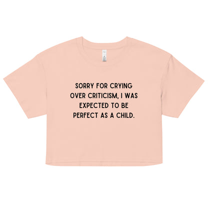 Criticism Crop Top