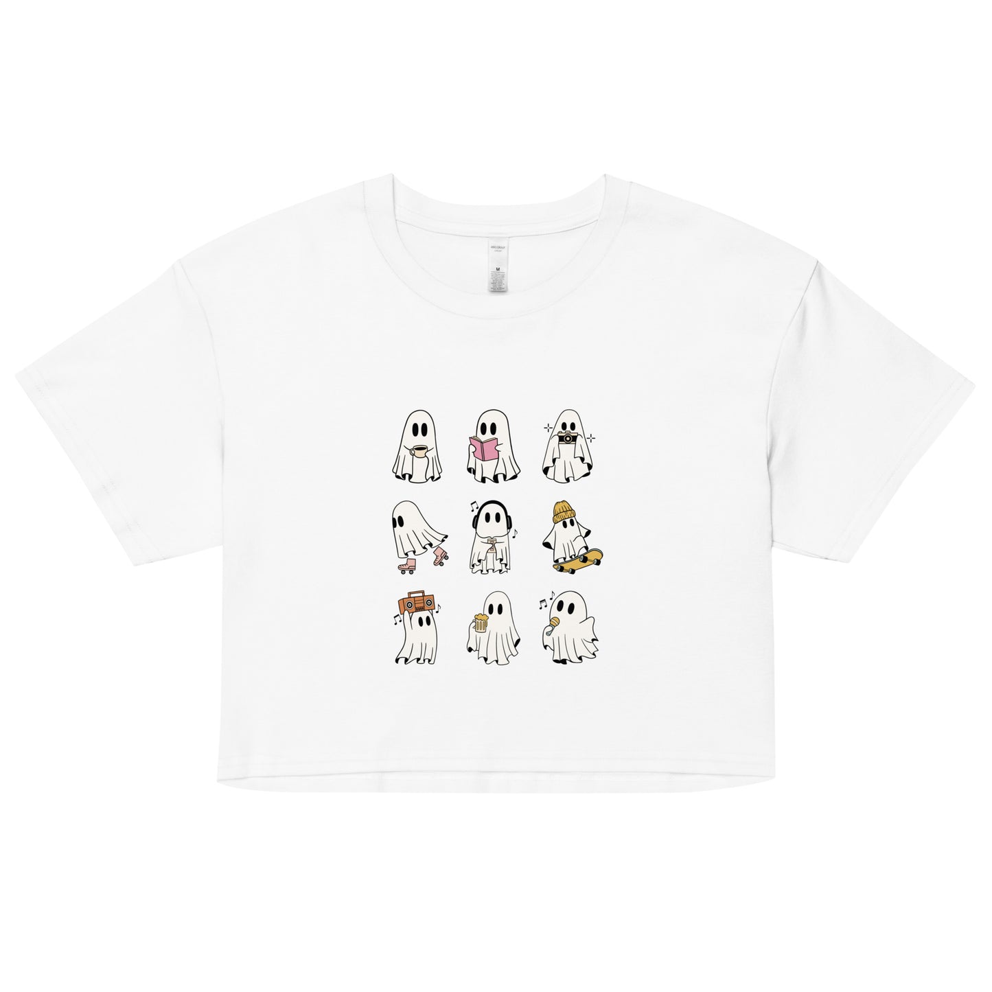 Ghosts Crop Top