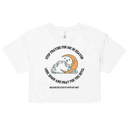 Pray for the Devil Crop Top