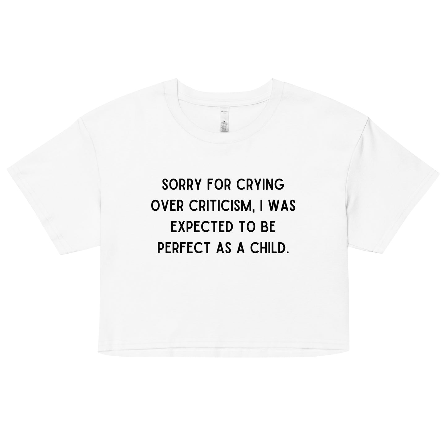 Criticism Crop Top