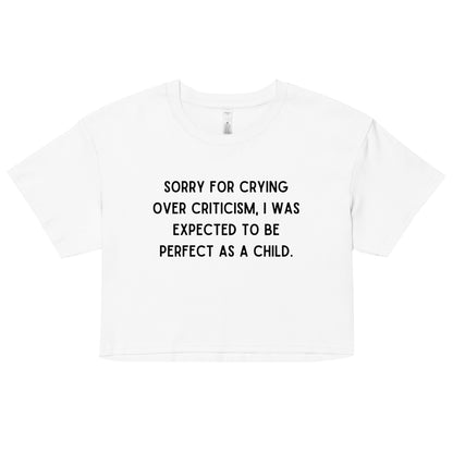 Criticism Crop Top