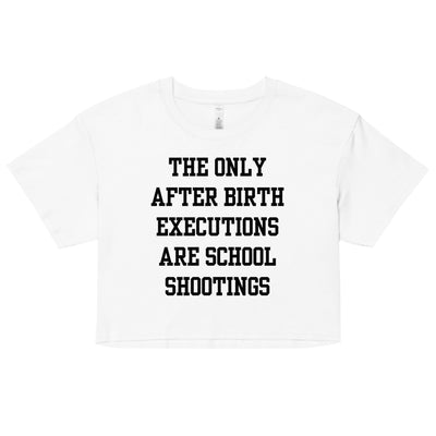 After Birth Executions Crop Top