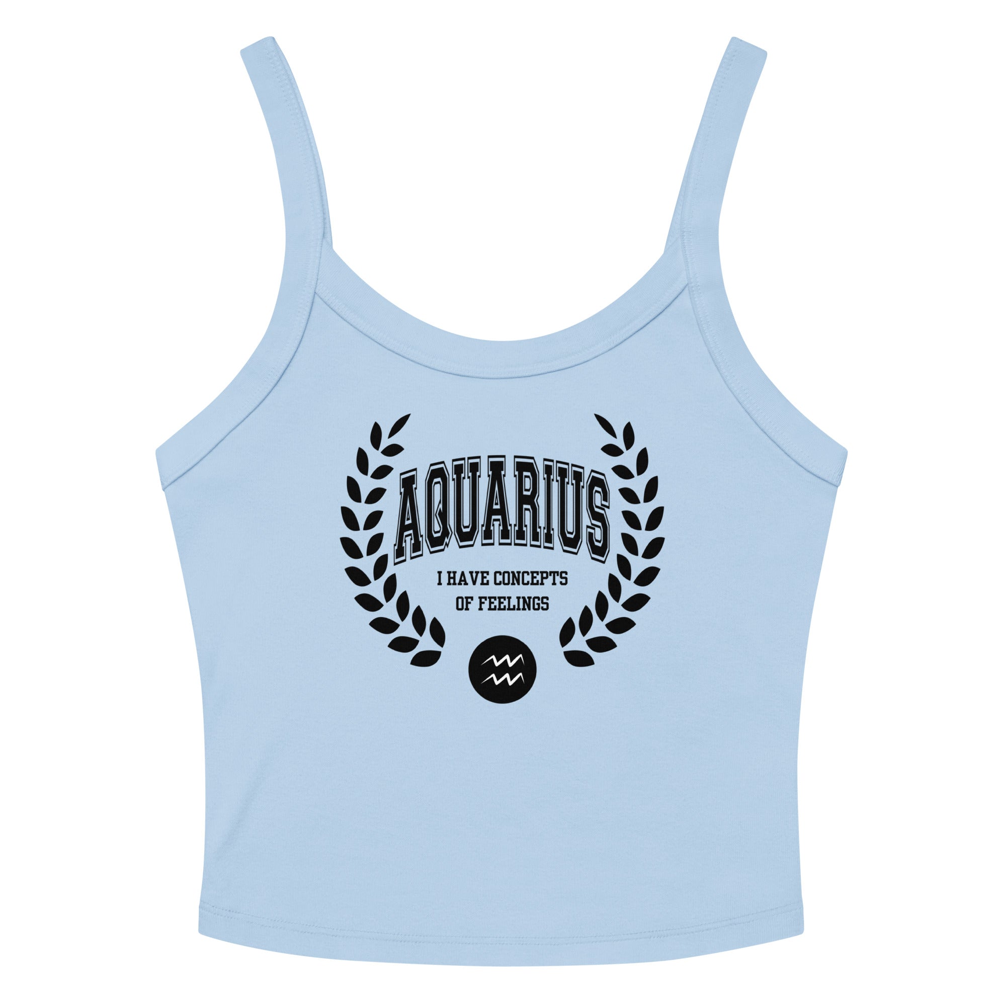 Aquarius Crop Tank Top