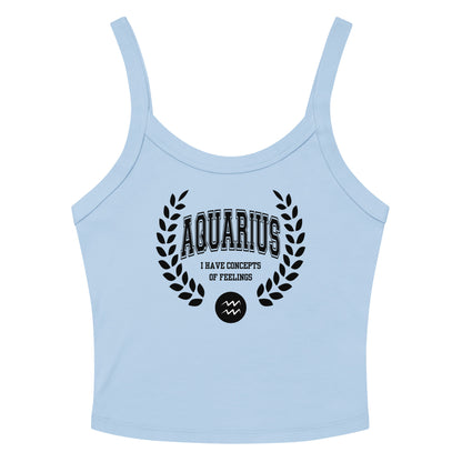 Aquarius Crop Tank Top