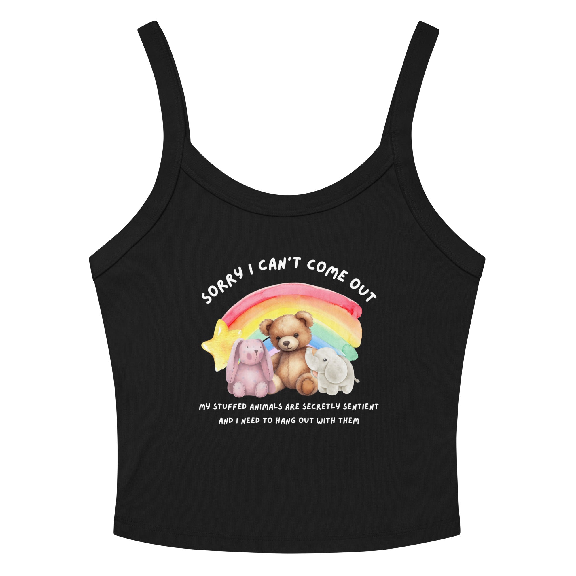 Stuffed Animals Crop Tank Top