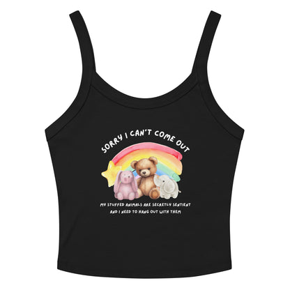 Stuffed Animals Crop Tank Top