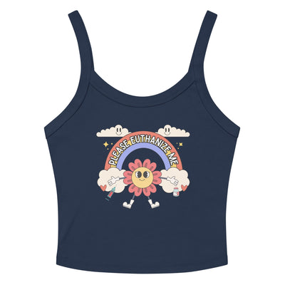 Please Euthanize Me Crop Tank Top