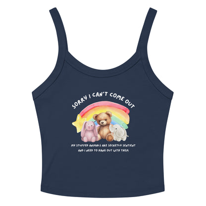 Stuffed Animals Crop Tank Top