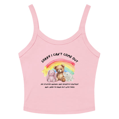 Stuffed Animals Crop Tank Top