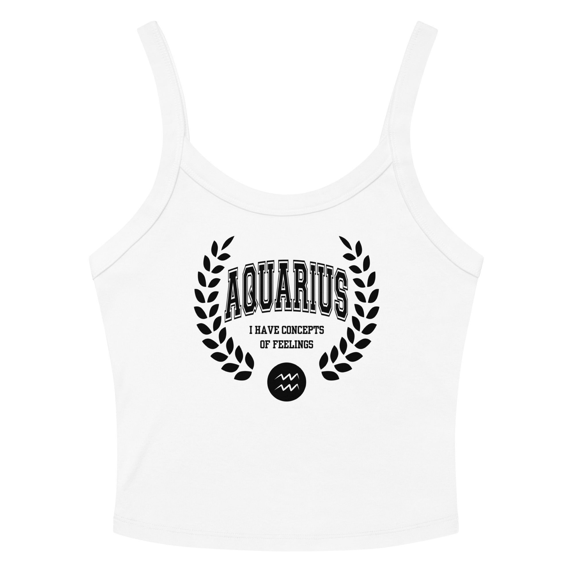 Aquarius Crop Tank Top