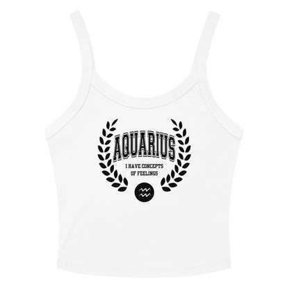 Aquarius Crop Tank Top