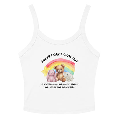 Stuffed Animals Crop Tank Top